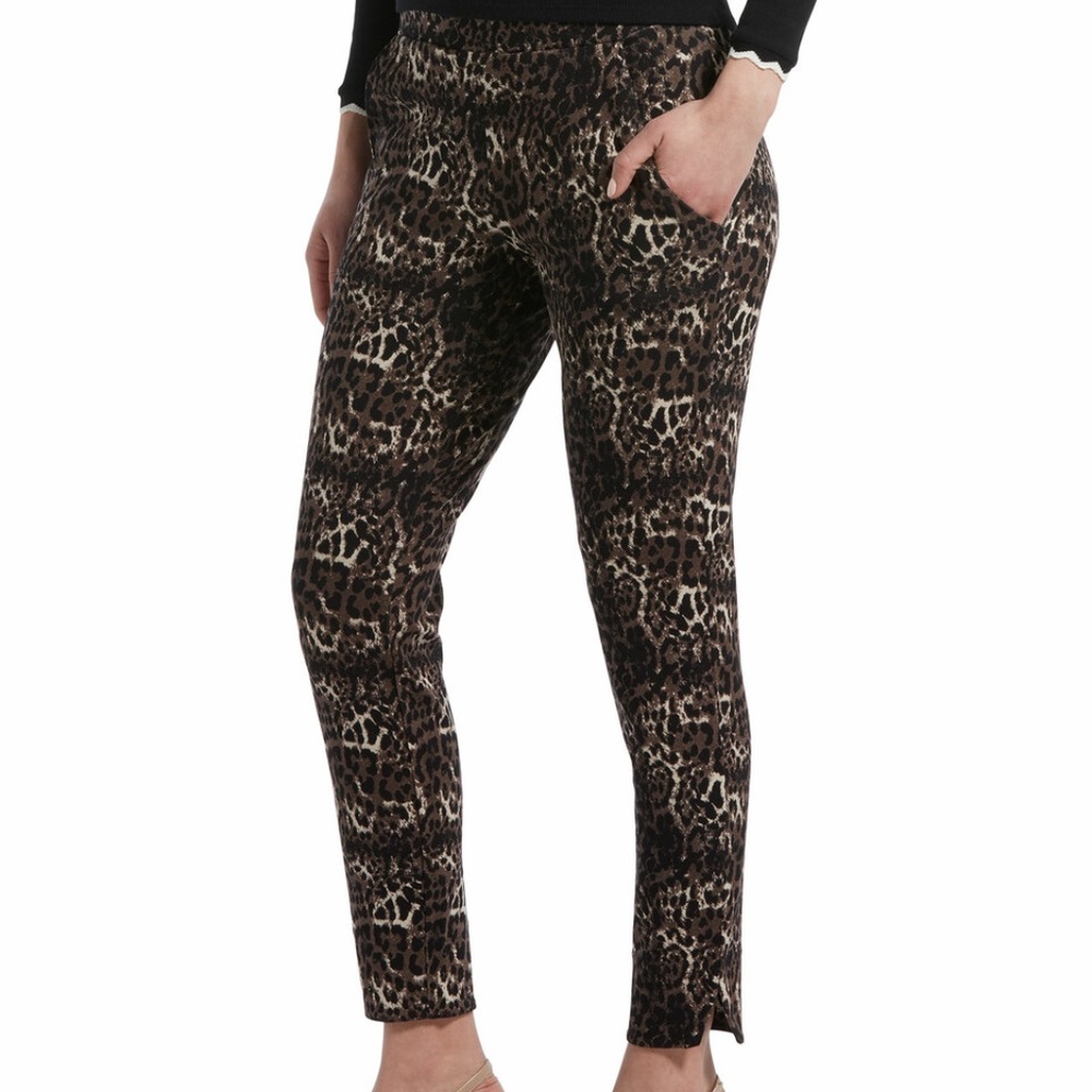 Hue Leopard Print Pointe Leggings NWT Size XL